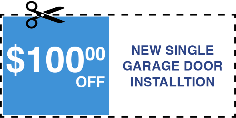 100 off garage door repair Levittown