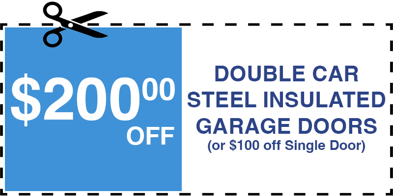 200 off garage door repair Levittown